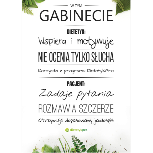 W GABINECIE DIETETYKA - Produkt DietetykPro